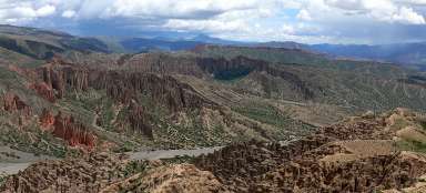 Dirigindo de Tupiza ao Altiplano