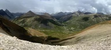 Traversée du col de Suge la