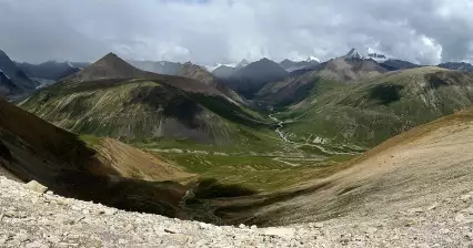 Проезд через перевал Suge la