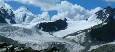 Wandeling op de Taldurin-gletsjer