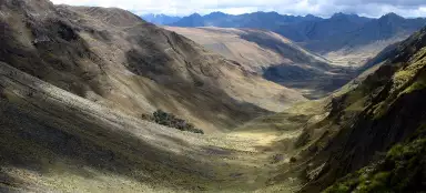Escursione attraverso la sella Yanacon
