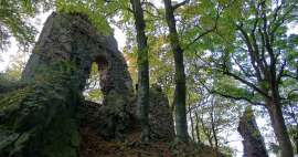Prehliadka zrúcaniny hradu Bradlec
