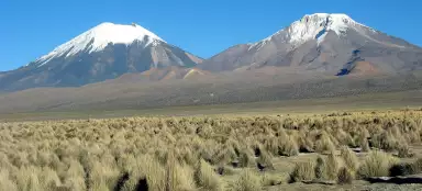 Túra Pueblo Sajama - Nachádzajú početné fumaroly