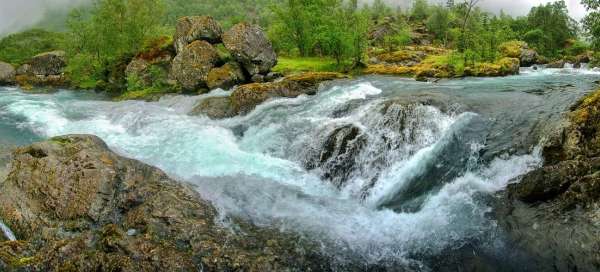 Caminata al lago Bondhusvatnet: Clima y temporada