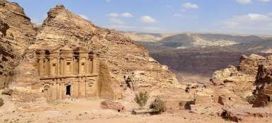 Wejście do klasztoru (Ad-Deir)