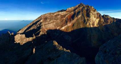 Ascent to Mount Agung volcano