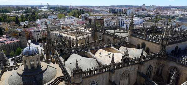 Uitzicht vanaf de Giralda: Weer en seizoen