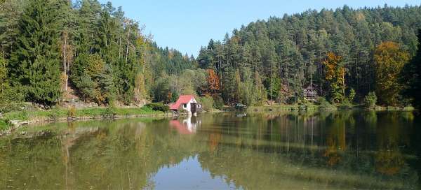 Hike Dolní Mlýn - Nebákov: Weather and season