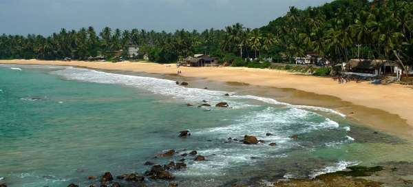 The most beautiful beaches of Sri Lanka: Weather and season