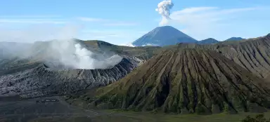Salita al punto panoramico di Bromo