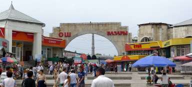 Oš-bazaar in Bisjkek