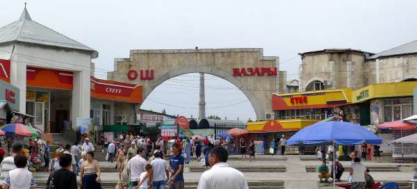 Oš bazaar in Bishkek: Weather and season