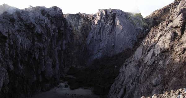 Kráter sopky Merapi