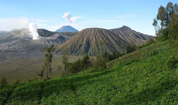 Wonderful volcanic panorama