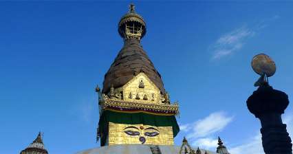 Een rondleiding door Swayambhunath