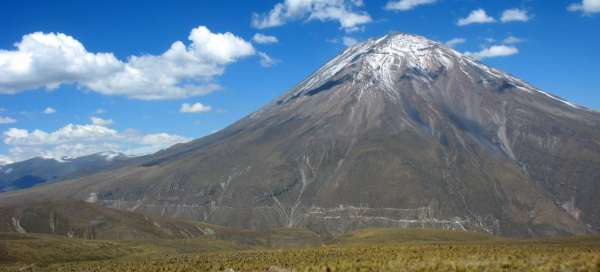 Volcano El Misti: Weather and season