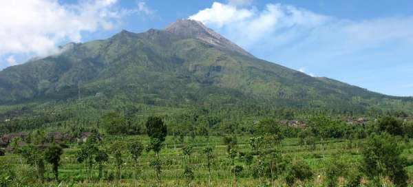 Sopka Gunung Merapi: Počasí a sezóna