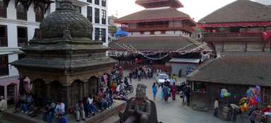 Het Durbar-plein in Kathmandu