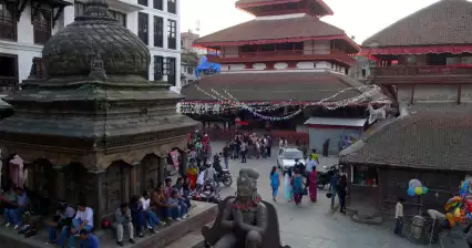 Durbar square at Kathamndu