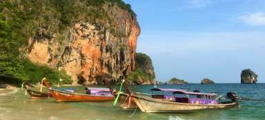 Reis naar het strand van Phra Nang