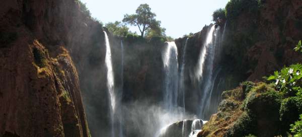 Ouzoud waterfall: Weather and season