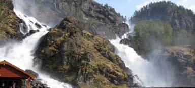 Wasserfall Latefossen