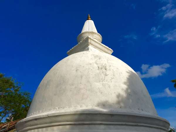 Weiße des Stupa