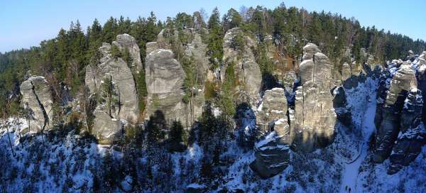 Prachovské Rocks: Weather and season