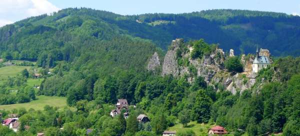 Skalní hrad Vranov: Počasí a sezóna