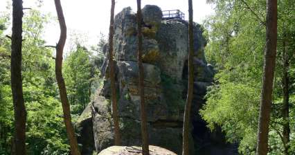 Castillo de roca de Rotštejn