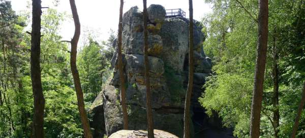 Castillo de roca de Rotštejn: Seguridad