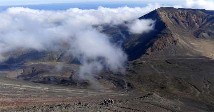 Beklimming naar de Ngauruhoe-vulkaan