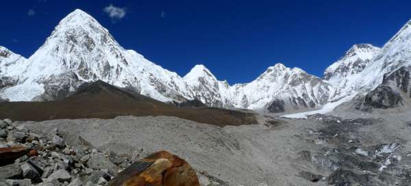 The most beautiful places in Everest: Weather and season