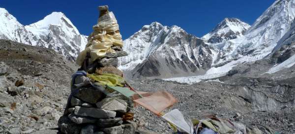 Everest-Basislager: Transport