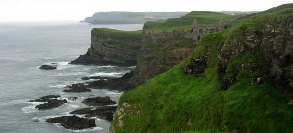 Ruins of Dunluce Castle: Weather and season