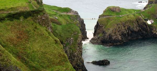 The Isle of Carrick-a-Rede: Weather and season