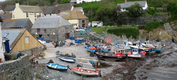 Fishing village of Cadgwith: Weather and season