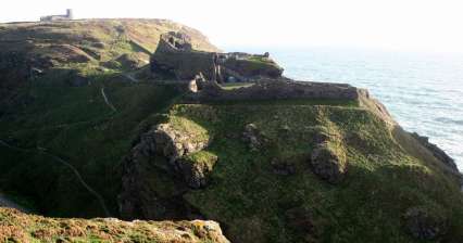 De ruïnes van het kasteel Tintagel