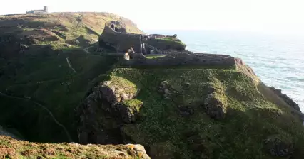 Tintagel castle ruins