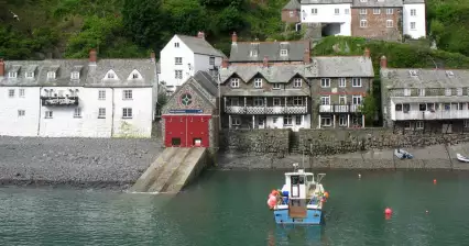 The small town of Clovelly