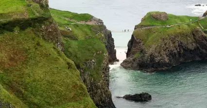 Gehen Sie zur Insel Carrick-a-Rede