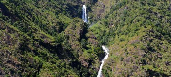 Vodopád v Syange: Počasí a sezóna