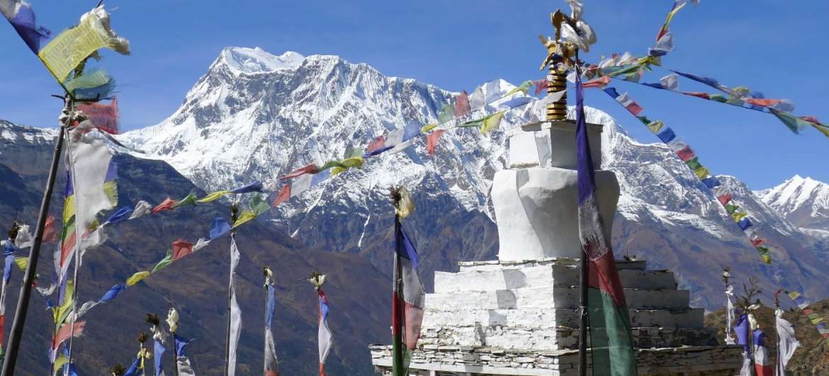 Manang - região de Annapurna: Monumentos