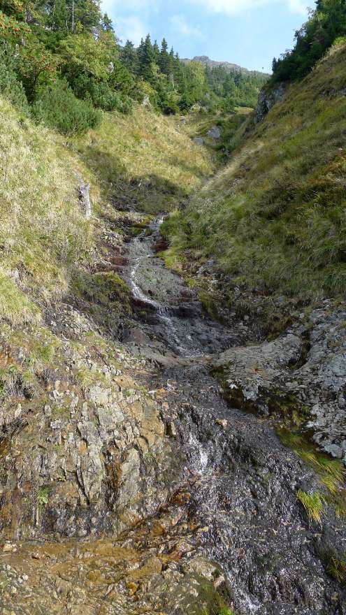 Rudný potok waterfalls