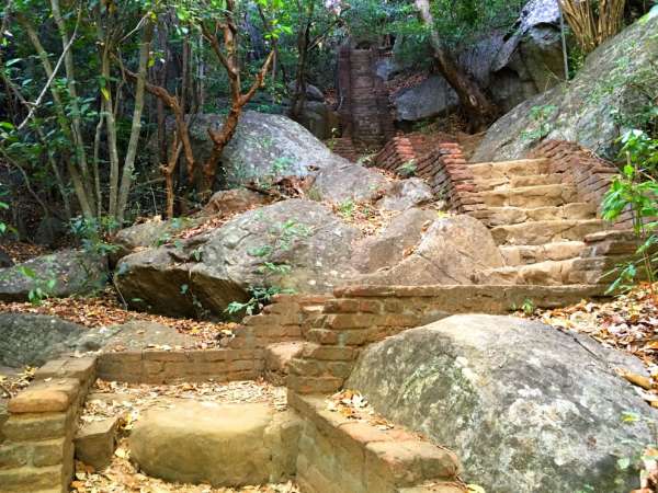 Stairs to the mountain