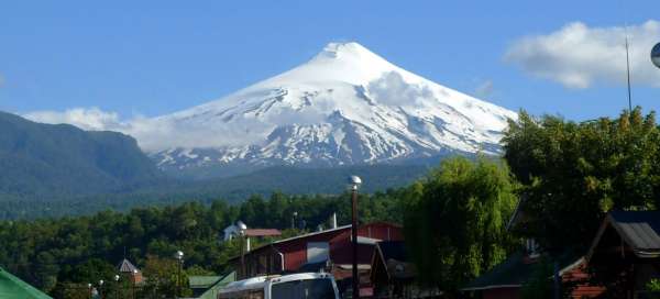 Sopka Villarica: Počasí a sezóna
