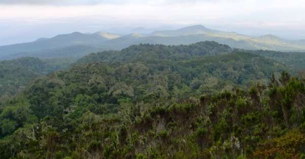 Vista desde el cráter Maundi