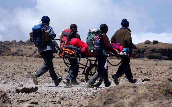 Mountain sickness in Kilimanjaro