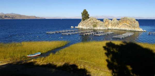 Ostrovčeky na Titicaca