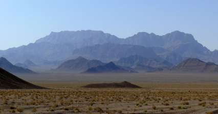 Otoczenie pustyni Yazdu